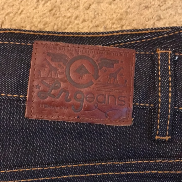 LRG denim jeans dark wash 34x32 great condition classic fit - Picture 2 of 7